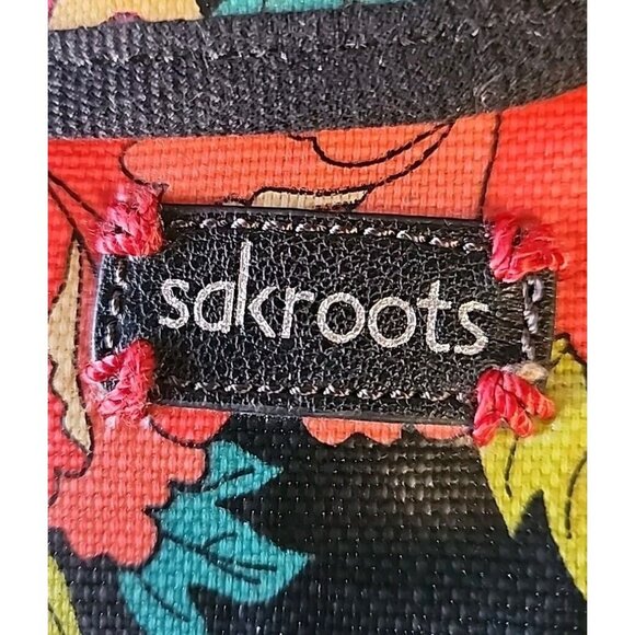 Sakroots Jewelry Travel Roll Organizer and Butterfly Key Chain Colorful Floral - Picture 6 of 6